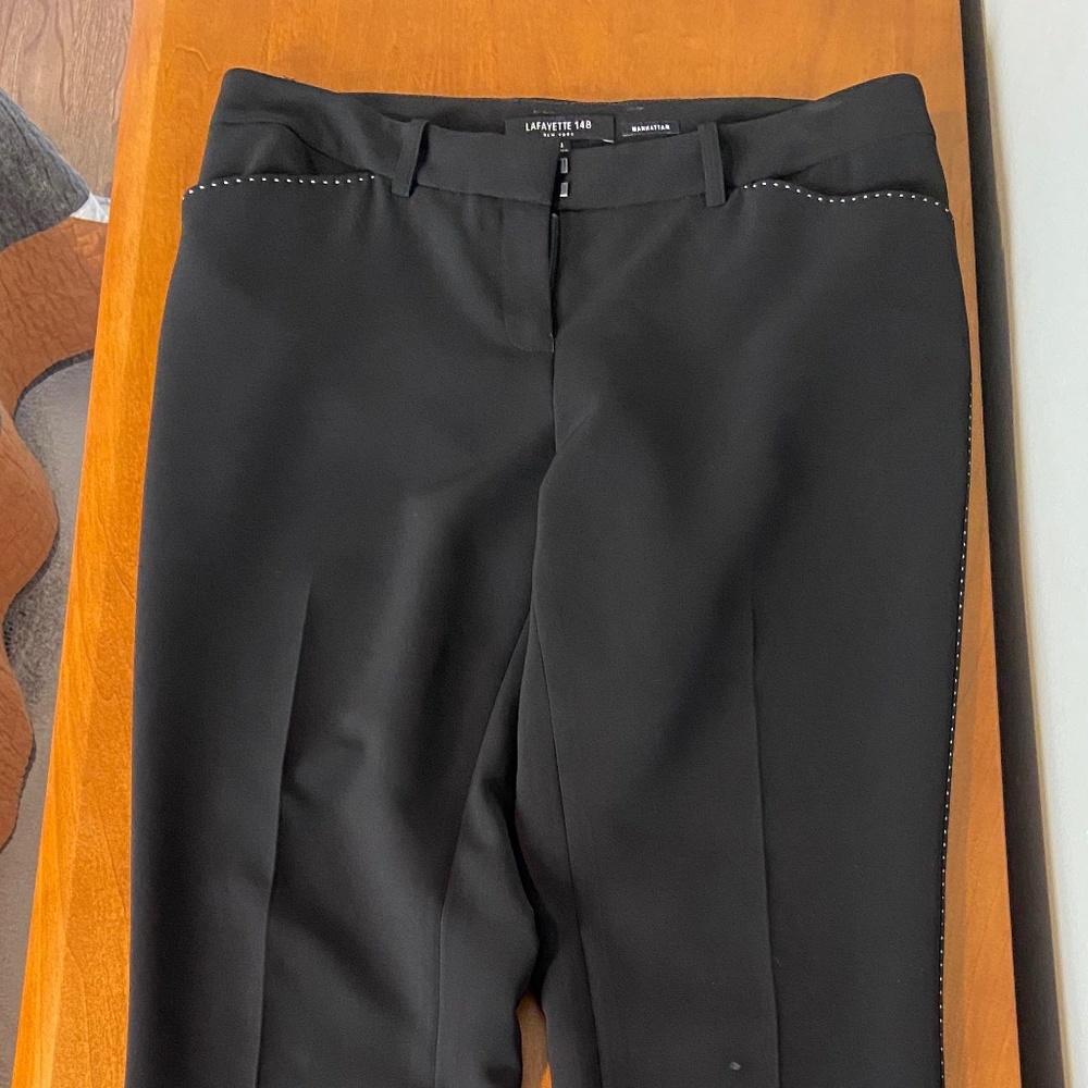 Lafayette 148 Black Slacks (4P)